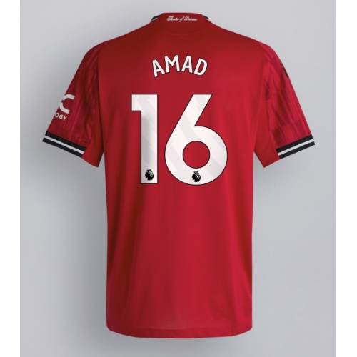 Billige Fotballdrakt Manchester United Amad Diallo #16 Replika Hjemmedrakt 2025-26 Kortermet Billige Fotballdrakt Manchester United Amad Diallo #16 Replika Hjemmedrakt 2025-26 Kortermet